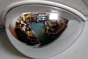 18" Acrylic Half Dome 180° Mirror