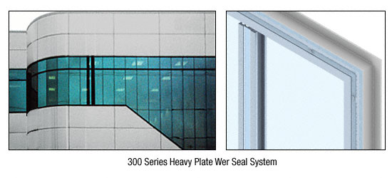 CRL Custom Non-Directional Stainless Heavy Plate Series Wall Panel System
