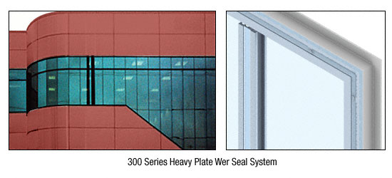 CRL Custom Newlar Painted Heavy Plate Series Wall Panel System