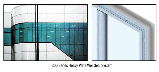 CRL Custom Polished Stainless Heavy Plate Series Wall Panel System