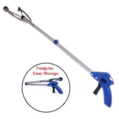 Gordon Glass&#174; Squeeze Trigger 30" Folding Pick Up Tool