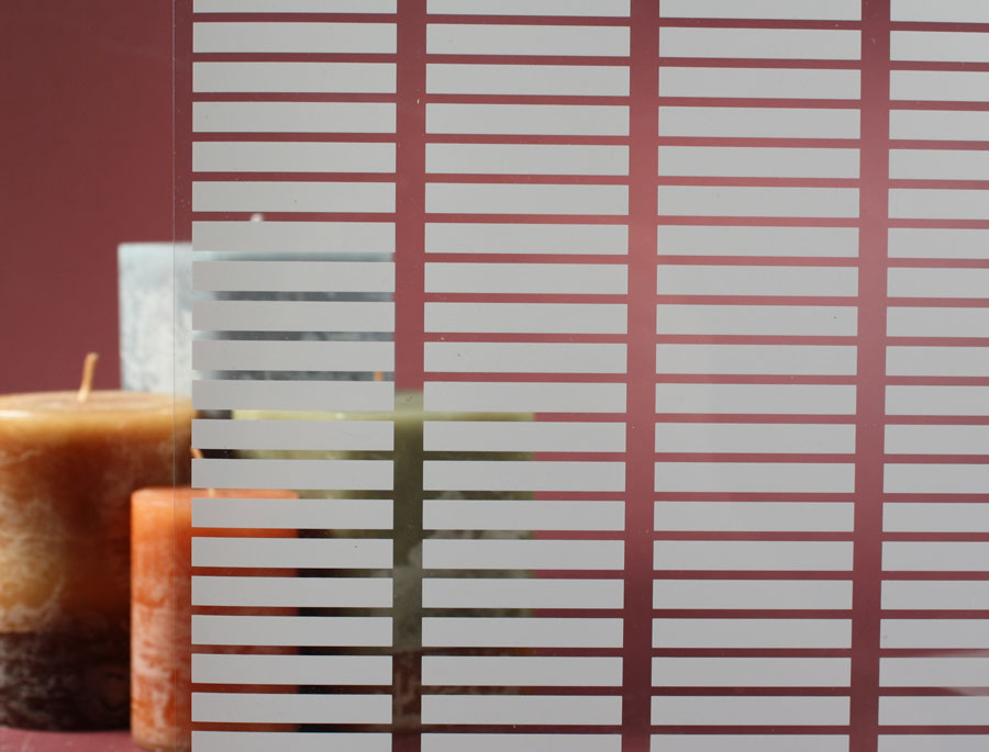 Lattice Window Film 30" Wide x 1yd. Sold by the yard as one continuous roll.