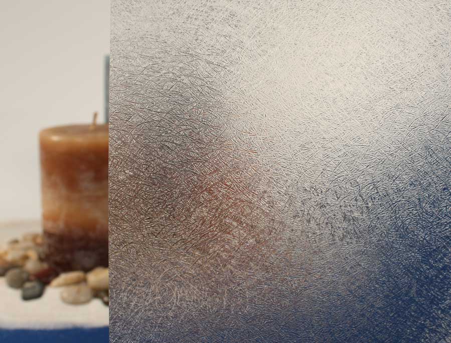Clear Frosted Fiberglass Static Cling Window Film, 36" Wide x 1 yd. Sold by the yard as one continuous roll.