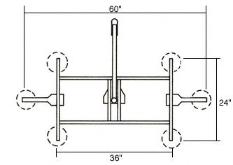 CRL 6 Cup Steel Rotating Hand Cup Lifting Frame