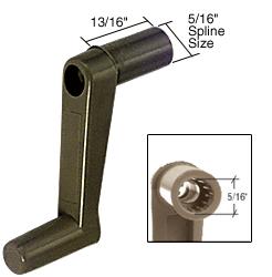 RV Window Crank Handle, 13/16" Stem Length, Plastic - Package