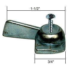 Left Hand Chrome Sliding Window Lock