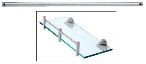 CRL Brushed Nickel 24" Glass Shelf Rods - Package