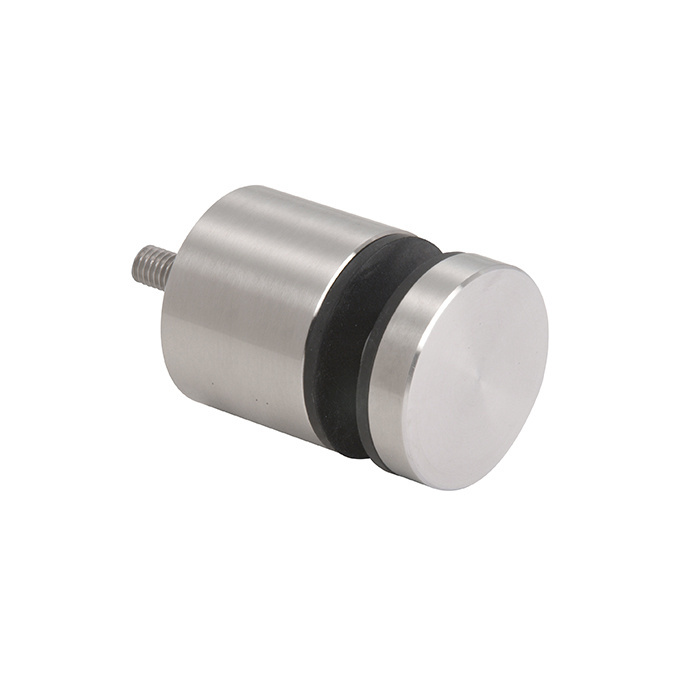 CRL Brushed Stainless Glass Rail Standoff Base and Cap