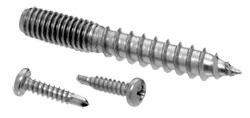 CRL Brushed Stainless Replacement Screw Pack for Concealed Wood Mount Handrail Brackets- 3/8"-16 Thread