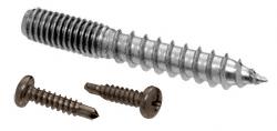 CRL Dark Bronze Replacement Screw Pack for Concealed Wood Mount Handrail Brackets- 3/8"-16 Thread