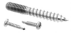 CRL Polished Stainless Replacement Screw Pack for Concealed Wood Mount Handrail Brackets- 3/8"-16 Thread