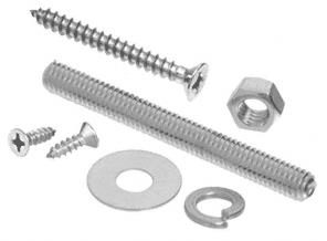 CRL Brushed Stainless Replacement Screw Packs for Bar Mount Foot Railing Bracket