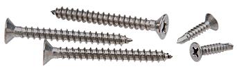 CRL Brushed Stainless Replacement Screw Pack for Exposed Wood Mount Handrail Brackets