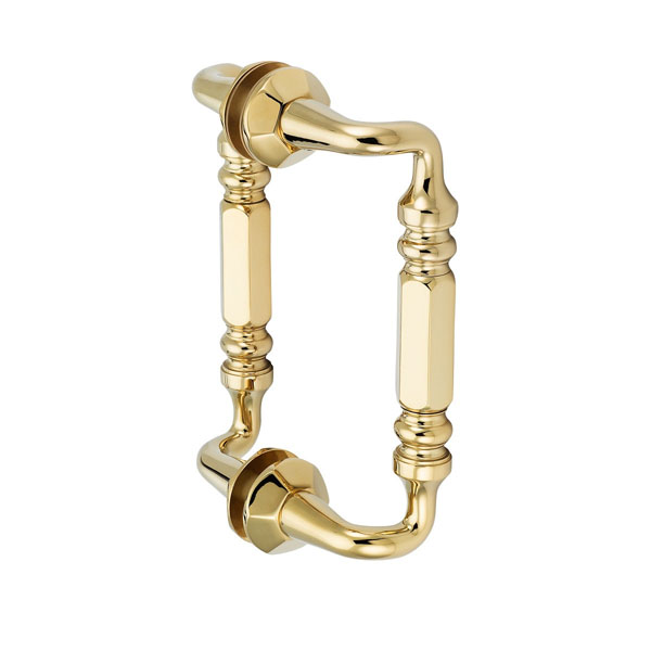 Rondo 6" Back-to-Back Double Sided Pull - Polished Brass