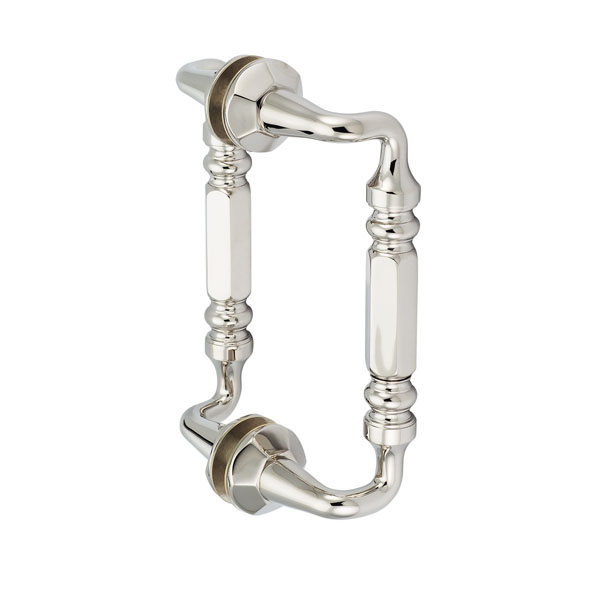 Rondo 6" Back-to-Back Double Sided Pull - Polished Nickel