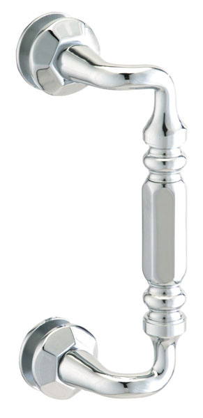 Rondo 6" Center-to-Center Single Sided Offset Pull - Polished Chrome