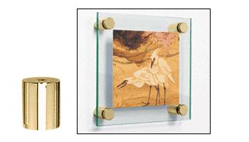 CRL Brass Standoff Base 1-1/4" Diameter by 1-1/2" Long