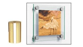 CRL Brass Standoff Base 1-1/4" Diameter by 2" Long