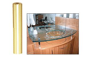 CRL Brass Standoff Base 3/4" Diameter by 4" Long