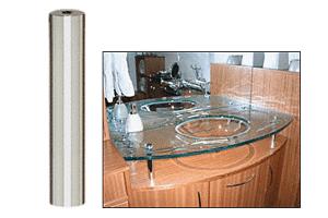 CRL Chrome Standoff Base 3/4" Diameter by 4" Long