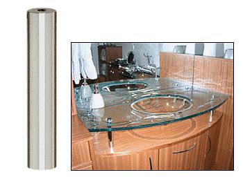 CRL Polished Stainless Standoff Base 3/4" Diameter by 4" Long