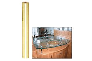 CRL Brass Standoff Base 3/4" Diameter by 6" Long