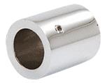 CRL Chrome Slim Line Wall Mount Fitting