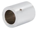 CRL Satin Chrome Slim Line Wall Mount Fitting
