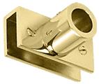 CRL Brass Adjustable Slim Line Glass Mount Fitting