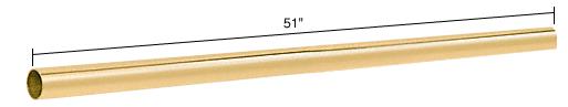 CRL Brass 51" (1.3 Meter) Support Bar Only