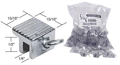 Window Thumbscrew Lock, Aluminum - Bulk Pack of 50