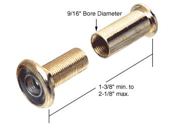 CRL Brass Wide Angle Door Viewer - Bulk