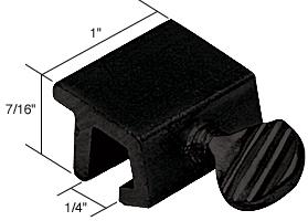 Window Thumbscrew Lock, Black - Package