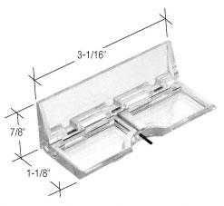 CRL Clear Window Flip Down Lock
