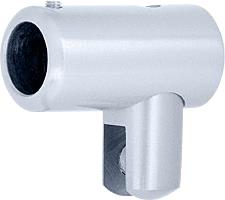 CRL Satin Chrome Support Bar U-Bracket for 1/4" and 5/16" Glass