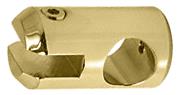 CRL Brass Movable Bracket for 1/4" (6mm) Glass