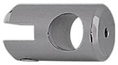 CRL Brushed Nickel Movable Bracket for 3/8" Glass