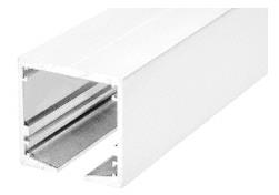 CRL SPS 240" Standard Overhead Straight Track-White Powder Paint