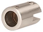 CRL Polished Nickel Support Bar Bracket for 3/8" to 1/2" (10-12mm) Glass