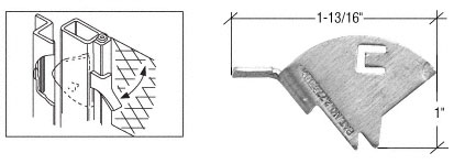 CRL Andersen Knife Latch - Package
