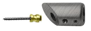 CRL Antique Brushed Nickel Support Bar Bracket