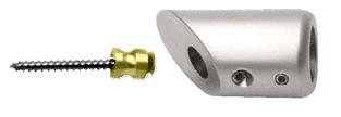 CRL Polished Nickel Support Bar Bracket