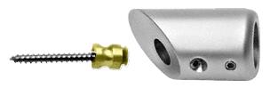 CRL Satin Chrome Support Bar Bracket