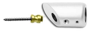 CRL White Support Bar Bracket
