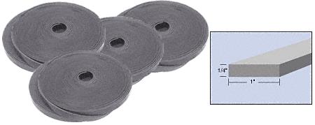 CRL 1/4" x 1" Bulk Rolled Flexible PVC Setting Block Material - 350 ft