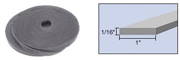 CRL 1/16" x 1" Bulk Rolled Neoprene Setting Block Material - 100 ft