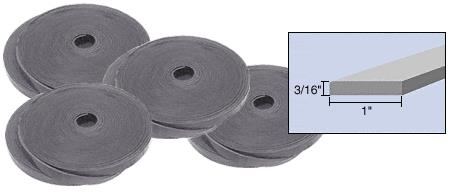 CRL 3/16" x 1" Bulk Rolled Flexible PVC Setting Block Material - 500 ft