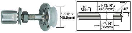 CRL Polished Stainless Finish Swivel Countersunk Fastener for 3/4" Glass