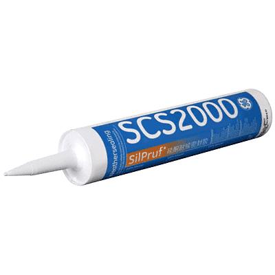 GE SilPruf SCS2002 Silicone Sealant - White