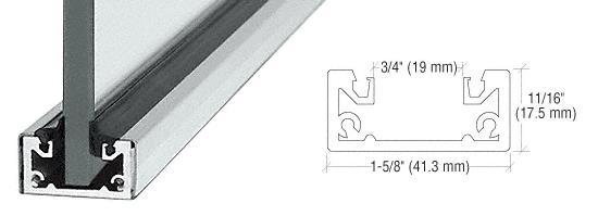 CRL 240" Satin Anodized Shallow "U" Channel